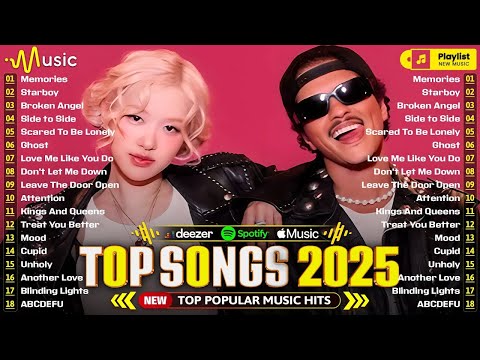 Rosé, Bruno Mars, Lady Gaga, Rihanna, Taylor Swift, Ed Sheeran💥Billboard Hot 100💥Top Songs 2025