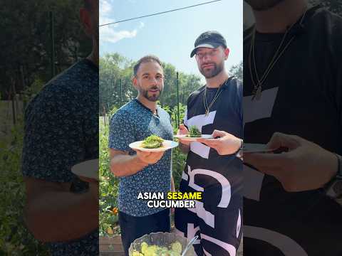 Asian cucumber salad w/ ​⁠@TheYoungNonno #chefromainavril