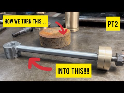 From RUSTY scrap steel to FINISHED forged part all in a hobby machine shop!!