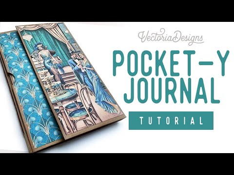"Pocket-y" Journal Tutorial | Printable Craft Kit | Roaring 20's Junk Journal