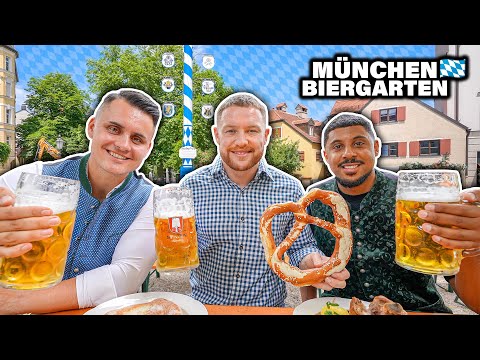 Beer garden tour through Munich - the Germany tour begins 🇩🇪 Episode 1/15