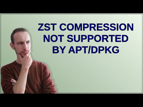 Unix: zst compression not supported by apt/dpkg
