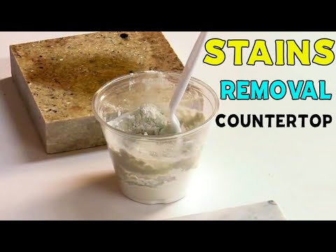 Removing Stains from Granite Countertop VS Marble Countertop