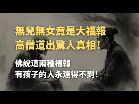 無兒無女竟是大福報？宋朝高僧道出驚人真相！佛說這兩種福報，有孩子的人永遠得不到！