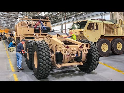 How They Build Massive US Army Armored Trucks From Scratch