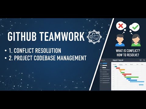 GitHub Teamwork Explained | Branching, Merge Conflicts & How to Resolve Them