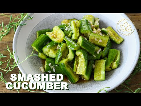SMASHED Cucumber Salad at Home | Refreshing Side Dish for Any Meal