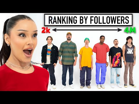 Influencer Ranks Guys Based on Followers