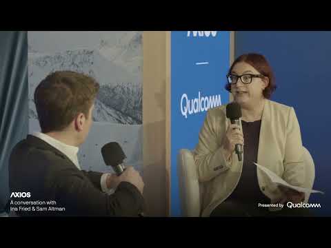 Axios House at Davos #WEF24: Axios' Ina Fried in conversation with Open AI's Sam Altman