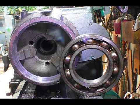 Large bearing housing #6220 made of 16mm foil. When you need it, but have nothing to use it with!