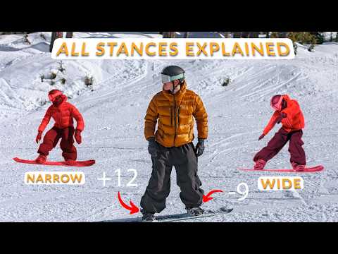 How To Choose Your Perfect Snowboard Stance! Every Stance in Action