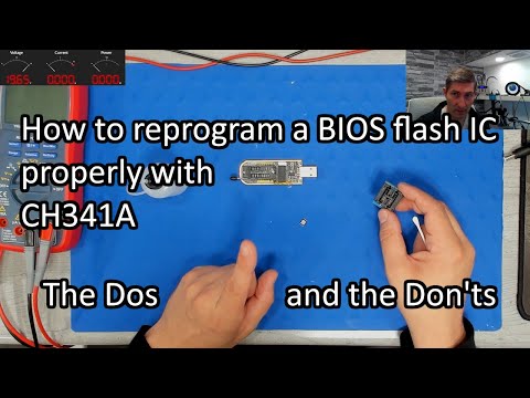 How to reprogram a BIOS flash IC properly with CH341A  - The Dos and the Don'ts - Basics #1