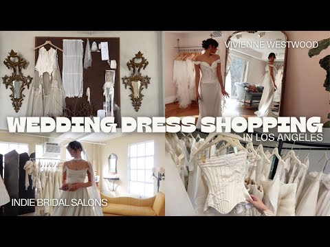 VLOG: LA Boutique + Luxury Wedding Dress Shopping
