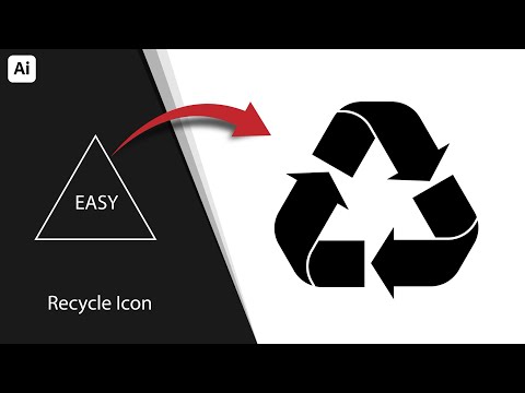Illustrator Tutorial: How to Draw a Recycle Symbol for Beginner’s