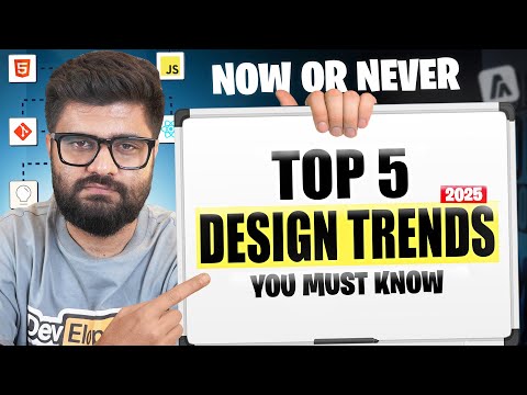 Top 5 Web Design Trends for 2025 | Make Your Website Look Stunning | Manu Arora