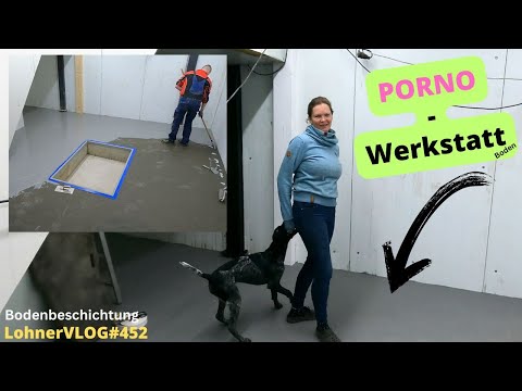 LohnerVLOG#452 Professioneller Beschichtungsboden für die Werkstatt I Fendt614 Hinterachsöl tauschen