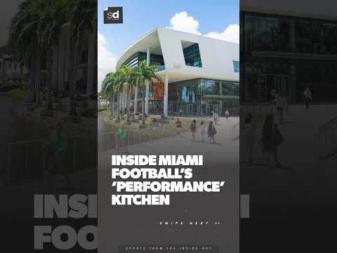 How the ‘Canes eat 👀 Fresh, local fueling behind the scenes at #MiamiFootball. #SportsDissected