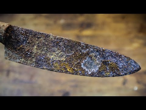 Restoring of an Old Rusty Iranian Knife