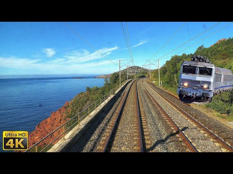 4K Nice Ville - Marseille Saint-Charles en BB22200  "La Riviera"