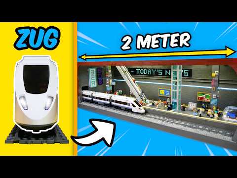 Complete subway station made of LEGO...