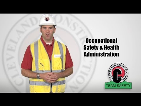 Construction Safety Training Video by Cleveland Construction, Inc.
