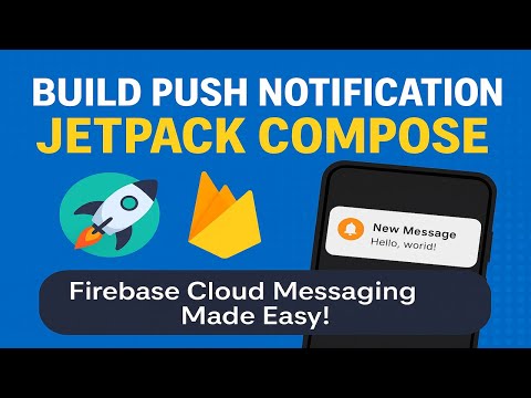 Let's Build Push Notifications in Jetpack Compose – Firebase Cloud Messaging Made Easy!