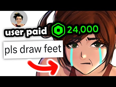 I Drew ANYTHING for ROBUX....