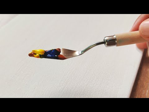 Paint Mountains the Easy Way / Acrylic Painting for Beginners