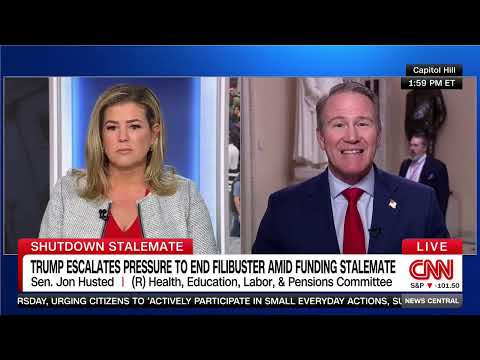 'Let me finish!' Senate Republican loses his cool as he's fact-checked on his own bill