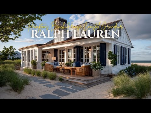 Hamptons Beach House Ralph Lauren's Coastal Grandeur Meets Timeless Design