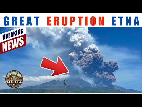 Mount Etna has a major eruption and the alert level has increased.