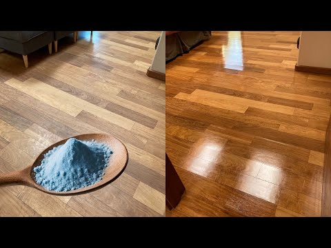 Samo 1 kap i pod je sjajan bez kemikalija