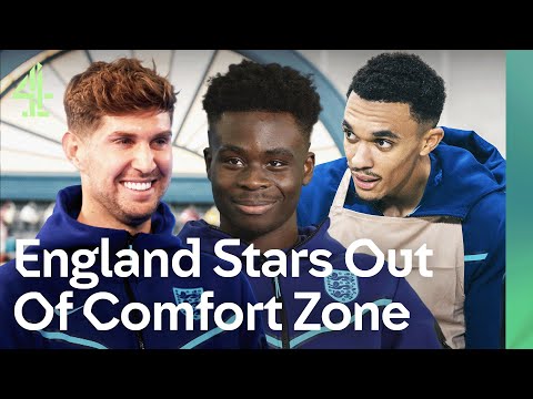 Hilarious Moments England Players Take on Countdown, Bake Off & 8oo10C | England Vs Channel 4