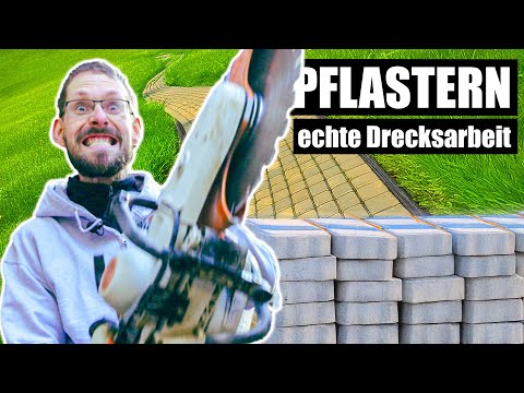Ein Tag als Tiefbauer und Pflasterbauer arbeiten | echte Drecksarbeit
