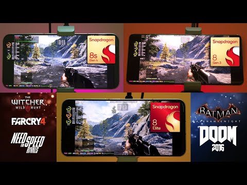 Part 2 - Snapdragon 8S Gen 4 vs 8 Gen 3 vs 8 Elite - More AAA Game Emulation Tests 🔥