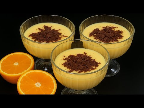 Just orange and cream!  Mousse dessert in 5 minutes.  NO baking!