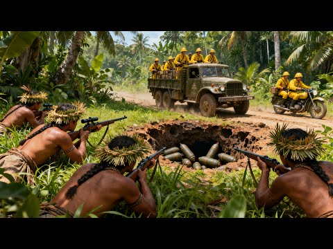 Special forces ambushed the Japanese army's marching route and wiped them out.