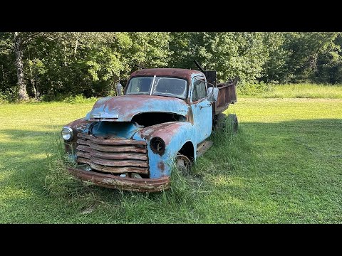 Will it run after 43 years 1952 Chevy dump truck
