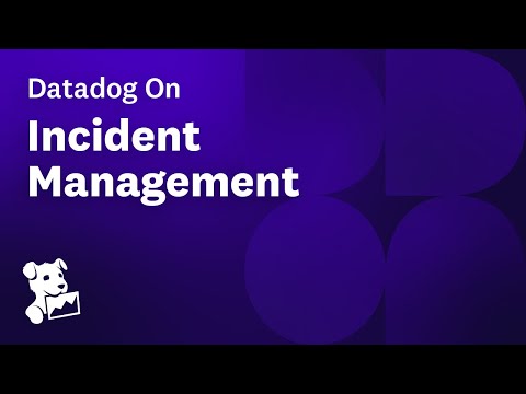 Datadog on Incident Management