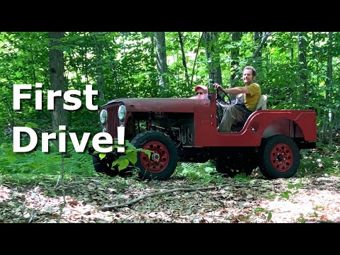 I made my EV conversion Jeep drive for the first time in 40 years with an Openinverter.
