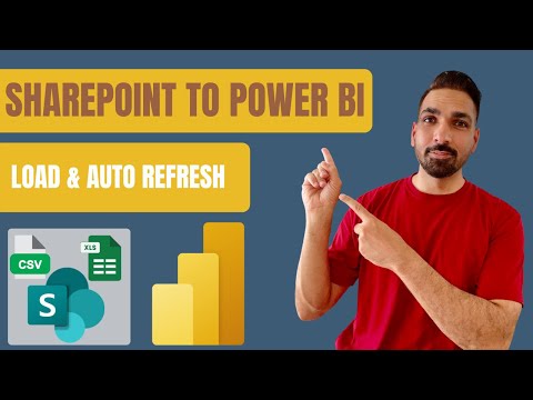 Get and Refresh Data from SharePoint #powerbi #datavisualization #datasetrefresh
