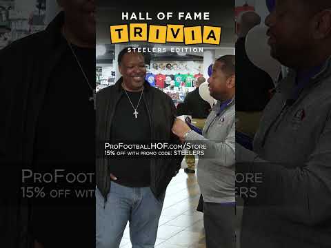 Pro Football Hall of Fame Trivia: Steelers Edition, Episode 6  #shorts #nfl #steelers