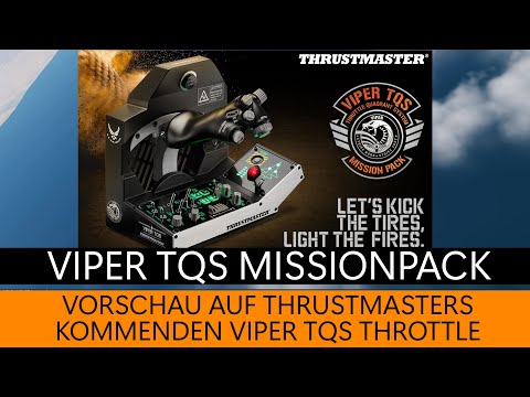Thrustmaster VIPER TQS - Vorschau / mit DCS F16C ★ DCS World