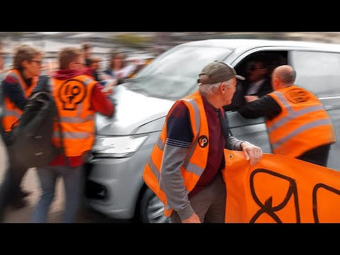 When Cars Don't Stop For Protester #2...