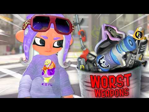 I Tried to Win with Splatoon 3’s WORST Weapons