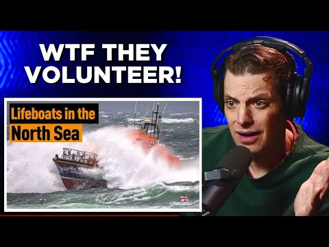American Reacts to North Sea Lifeboarts: The RNLI