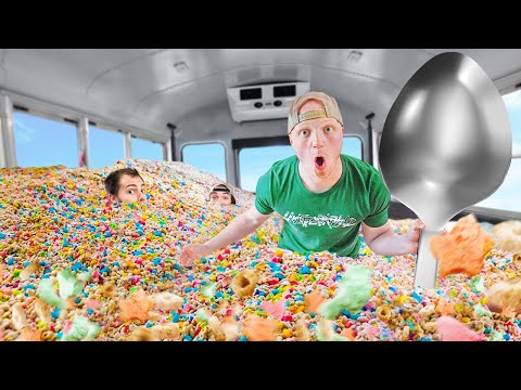 Turning My School Bus Into a Cereal Bowl!