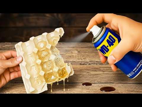 Mix WD 40 with egg carton and make dollars! Most people would never know what happened π±