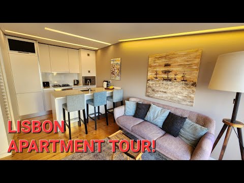 Living in Portugal! Apartment Tour in Lisbon's Charming Sao Bento Neighbourhood!