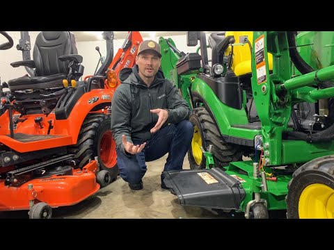 CLEAR WINNER? JOHN DEERE 1025R VS KUBOTA BX23S TRACTORS! 🚜